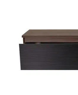 Kúpeľňový nábytok Koupelnová skříňka s krycí deskou Naturel Monza 119x30x45 cm ořech mat MONZA120BN MONZA120BN