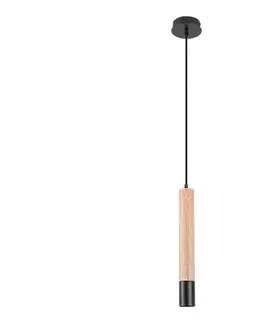 Svietidlá Rabalux 72131 - Luster na lanku BRAULIA 1xGU10/50W/230V buk 72131