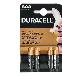 Batérie primárne Duracell Basic AAA 4ks 10PP100005