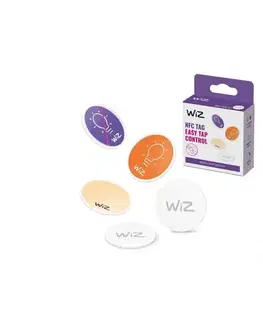 LED osvetlenie WiZ - NFC Samolepiaci tag na ovládanie osvetlenia 4 ks 8720169072411
