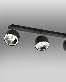 Lampy do obývačky Stropné bodové svietidlo Altea 6520 Black LS3