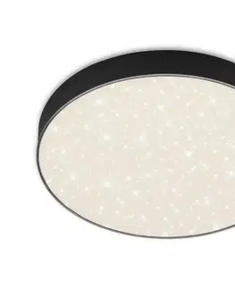 Svietidlá Briloner 7074-415 - LED Stropné svietidlo STAR SKY LED/21W/230V pr. 28 cm čierna 7074-415