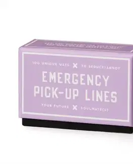 Motivačná literatúra Emergency Pick-up Lines Card Set - Brass Brass Monkey