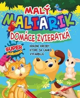 Nalepovačky, vystrihovačky, skladačky Malý maliarik - Domáce zvieratká, 2. vydanie