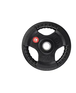 Závažia k činkám Pogumovaný kotúč inSPORTline Graton 5 kg 30 mm