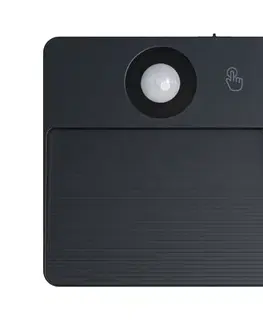 Lampy do obývačky LAMPA Z CZUJNIKIEM RUCHU RGB SELVIK KW 66780 BLACK