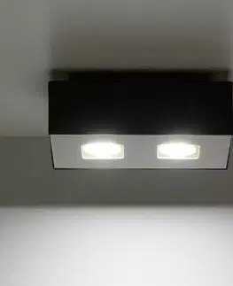 Vnútorné osvetlenie Stropná Lampa Atlanta 2 BLACK A-071