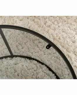 Konferenčné stolíky Konferenčný stolík Aurum Black s tmavým sklom, 80 cm