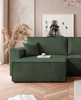 Rohové sedacie súpravy Elvisia Rozkladacia sedacia súprava PARIS XL | univerzálna Farba: Poso 14
