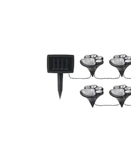LED osvetlenie  LED Solárne svietidlo LED/0,14W/2V 600 mAh IP44 labky SOLAR PAWS