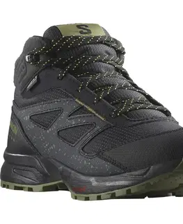 Vysoká outdoor obuv Salomon Outway Mid CSWP J Veľkosť: 33 EUR
