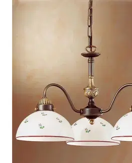 Svietidlá Kolarz 731.83.69 - Luster na reťazi NONNA 3xE27/75W/230V červená 731.83.69