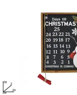Vianočné dekorácie MAKRO - Kalendár adventný rôzne druhy