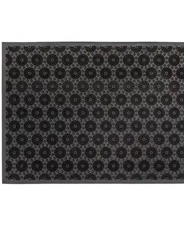 Koberce Rohožka  Pin Mat 58x36,5 cm kolieska čierna