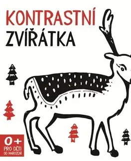 Leporelá, krabičky, puzzle knihy Kontrastní zvířátka - Bohdan Lukáš