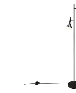 Lampy Nordlux - Stojacia lampa KELVIS 2xGU10/12W/230V čierna 2612784003