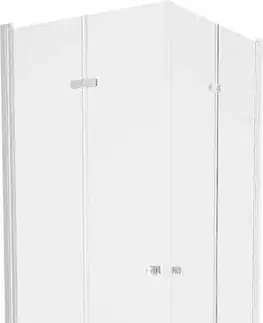 Vane MEXEN/S - Lima Duo sprchovací kút 90x90, transparent, chróm + vanička so sifónom 856-090-090-01-02-4010