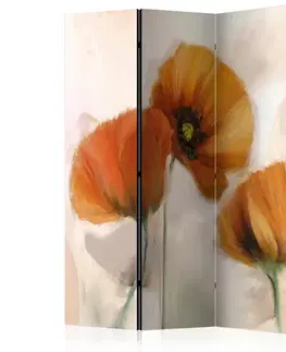 Paravány Paraván poppies - vintage Dekorhome