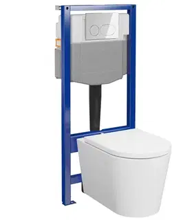 Sanitárna keramika Podomietková zostava Mesta Vortex chróm