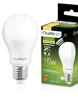 Žiarovky E27 59BS LUMILED A60 10W 830 E27 1055lm CZUJNIK
