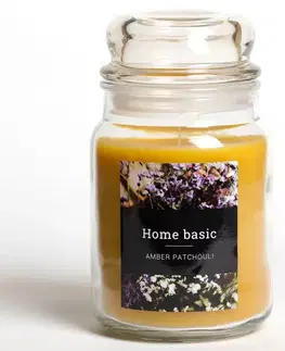 Vybavenie a dekorácie bytu Vonná sviečka Amber Patchouli 9,5x16 cm