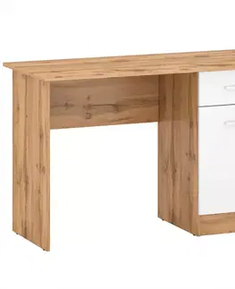 Moderné kancelárske stoly Písací stôl Stil 2 votan/biely