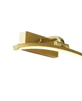 Svietidlá Searchlight 79821-40SB - LED Obrazové svietidlo SANTORINI LED/8,2W/230V mosadz 79821-40SB