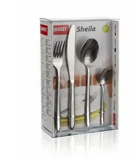 Príbory Banquet Sada nehrdzavejúcich príborov SHEILA, 24 ks