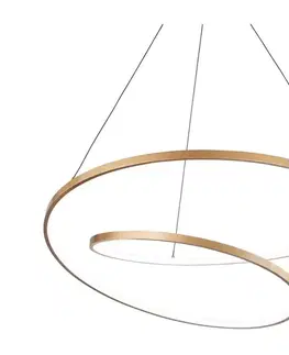 Svietidlá Ideal Lux - LED Luster na lanku OZ LED/52W/230V pr. 80 cm CRI 90 zlatá 269467