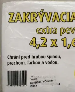 Potravinárske fólie Kinekus Zakrývacia fólia, 4,2x1,6m, pevná