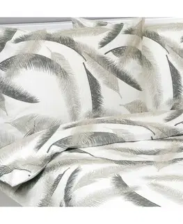 Obliečky Bellatex Krepové obliečky Pierko, 140 x 220 cm, 70 x 90 cm