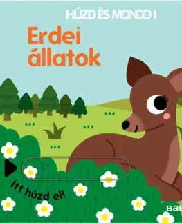 Leporelá, krabičky, puzzle knihy Erdei állatok - Húzd és mondd!