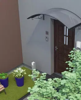 Vchodové prístrešky Strieška nad dvere ALBA Lanitplast