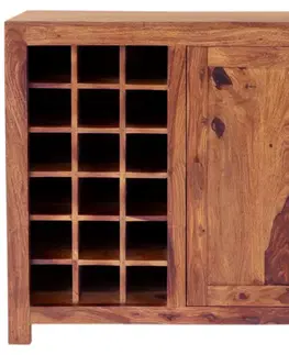 Barové stolíky Barová skriňa 90x90x45 Kali indický masív palisander