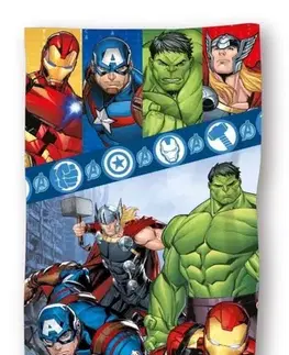 Osušky pre bábätká Detská osuška Avengers 70X140cm Setino Tiahome