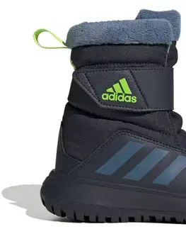 Obuv jesenná a zimná Adidas Winterplay K Veľkosť: 31 EUR