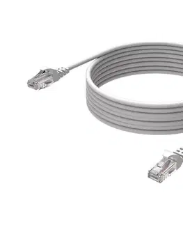 Predlžovacie káble Winner Group - Sieťový ethernetový kábel RJ45 / RJ45 CAT-6 5m biela WINLAN5M1000