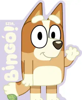 Leporelá, krabičky, puzzle knihy Bluey - Szia, Bingó!