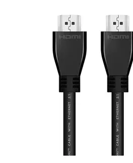 Predlžovacie káble  HDMI kábel s Ethernetom 2.1 8K 3m čierna OCHB8K30