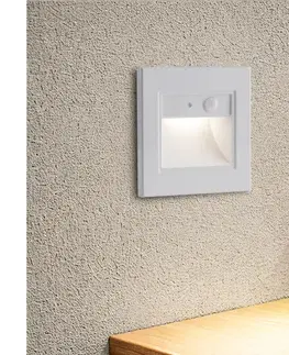 LED osvetlenie BRILAGI - LED schodiskové svietidlo so senzorom STEP LIGHT LED/1,5W/230V IP44 biele BRI841