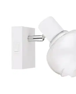 Svietidlá Globo 54309-1W - Nástenné bodové svietidlo TOKKI 1xE14/40W/230V biela 54309-1W