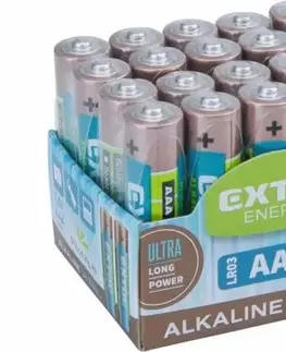 Batérie primárne EXTOL ENERGY Batéria alkalická AAA, 1,5V, 20ks