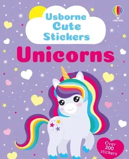 Nalepovačky, vystrihovačky, skladačky Cute Stickers Unicorns - Kate Nolan