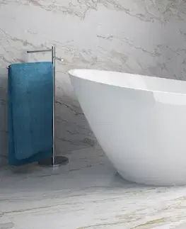 Vane BESCO - Voľne stojaca vaňa MELODY - Farba - Biela, Rozmer vane - 170 × 80 cm VANMELODY170