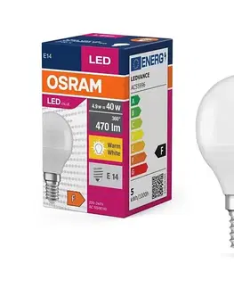 Žiarovky LED Žiarovka P40 E14/4,9W/230V 2700K - Osram 4058075147898