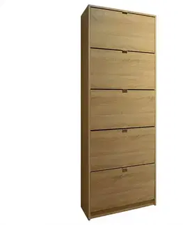Skrinky na topánky Skrinka na topánky Casper 5 71X25X193 601008