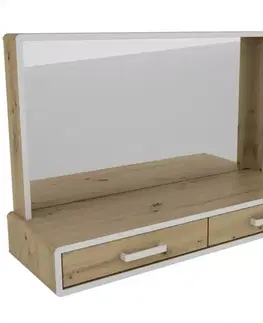 Toaletné stolíky Toaletný stolík Capannoli dub artisan/biela