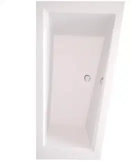 Rohové vane Vaňa Intima Slim 160/90 P +nohy
