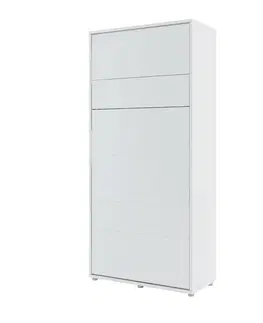 Postele Dig-net nábytok Sklápacia posteľ Lenart BED CONCEPT BC-03 biela | 90 x 200 cm