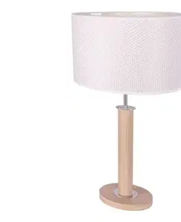 Lampy  7017400211524 - Stolná lampa MERCEDES 1xE27/40W/230V dub 7017400211524